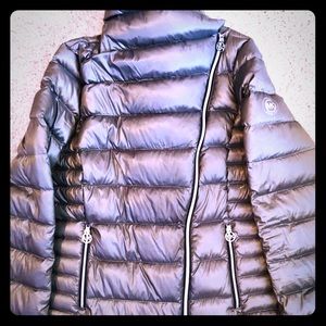 Silver Michael Kors Packable Down Puffer Jacket